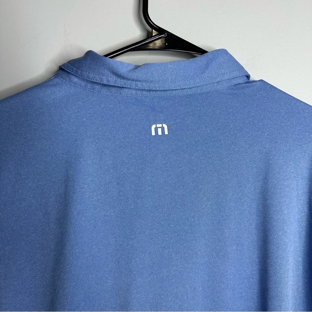 Men’s Travis Mathew Size XL Blue Short Sleeve Golf Polo‎ Shirt